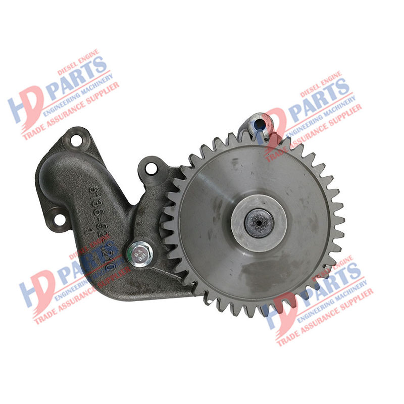 6D105 PC200-3 Motor Yağ pompası 6136-52-1210 6136-52-1100 KOMATSU Dizel motor parçaları için uygundur