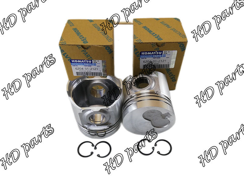 4D95S-W-1 Dizel Motor Pistonu 6202-32-2140 6201-32-2121 KOMATSU için 104mm yüksek