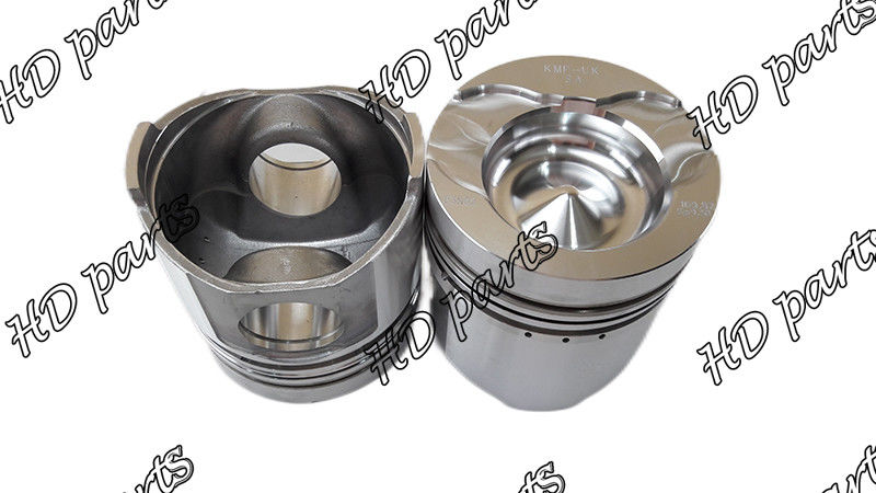 6D110 yanma odası 66mm Dizel Motor Pistonu 6138-32-2120 6138-32-2320 6138-32-2040 KOMATSU için