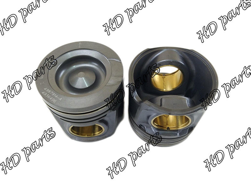 8.9L 6LTAA ISB6.7 ISB6.7L Kakma bakır kovan Motor Piston Parçası 4987914 4936496 Cummins için