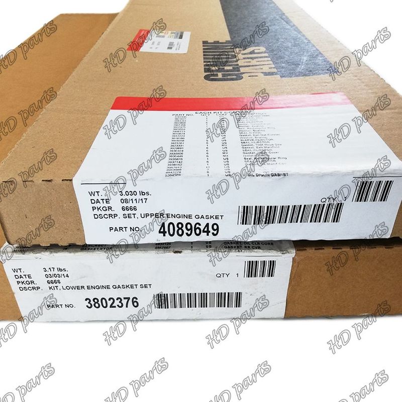 6BT 6D102 PC200-7 Conta Tamir takımı 4089649 3802376 Cummins Motoru İçin Uygun