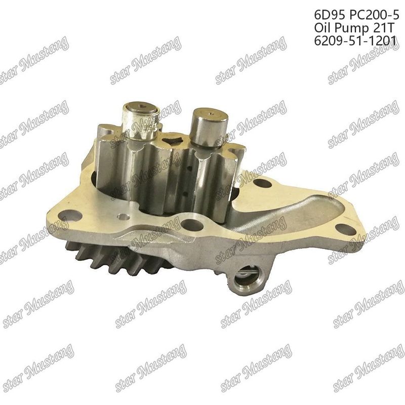 6d95 Pc200-5 Motor Yağı Pompası 6209-51-1201 Komatsu Dizel Motorları Parçaları için Uygun