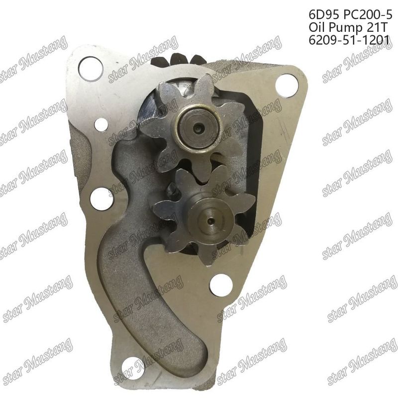 6d95 Pc200-5 Motor Yağı Pompası 6209-51-1201 Komatsu Dizel Motorları Parçaları için Uygun