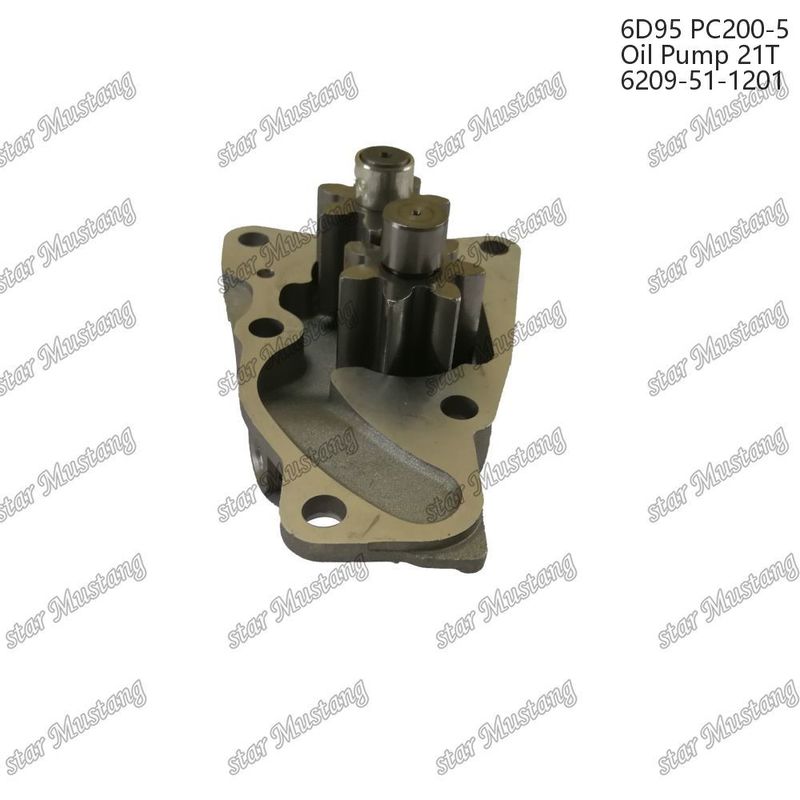 6d95 Pc200-5 Motor Yağı Pompası 6209-51-1201 Komatsu Dizel Motorları Parçaları için Uygun