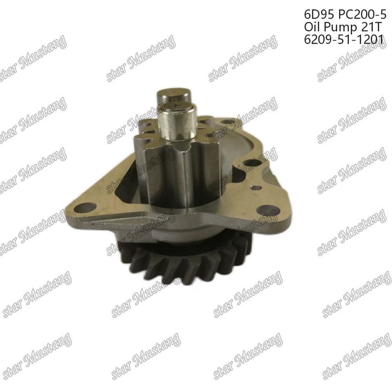6d95 Pc200-5 Motor Yağı Pompası 6209-51-1201 Komatsu Dizel Motorları Parçaları için Uygun