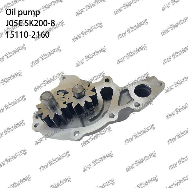 J05E SK200-8 SK210LC-8 SK250-8 SK260LC-8 Dizel Motor Yağ pompası 15110-2160 15110-2160A Hino için