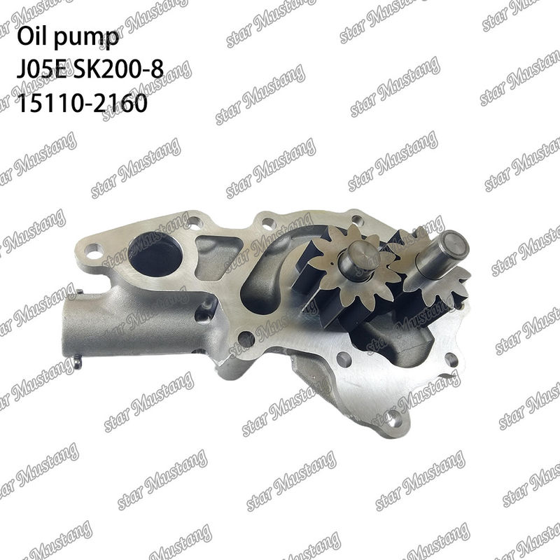 J05E SK200-8 SK210LC-8 SK250-8 SK260LC-8 Dizel Motor Yağ pompası 15110-2160 15110-2160A Hino için