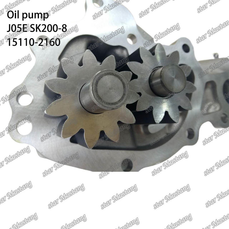 J05E SK200-8 SK210LC-8 SK250-8 SK260LC-8 Dizel Motor Yağ pompası 15110-2160 15110-2160A Hino için