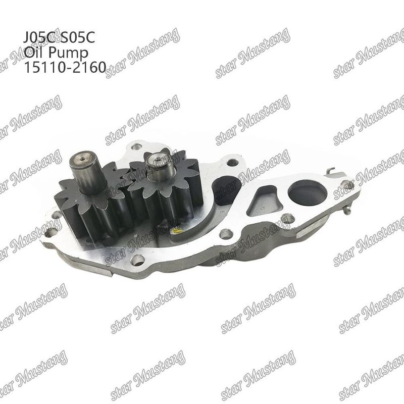 J05C S05C SK200-8 SK210-8 SK250-8 SK260-8 SK260-8E Hino motor tamir parçaları için yağ pompası 15110-2160