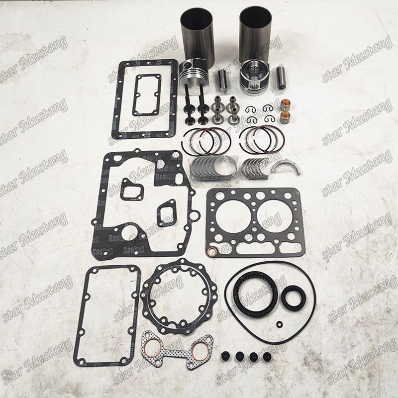 Z500 Tamir Yeniden Yapı Kit Silindir Liner Piston Pin Kit Valve Seat Valve Guide Gasket Kit Kubota Motoru için