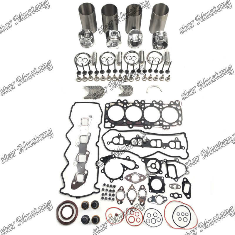 YD25 Tamir Yeniden Yapım Kitsisi Silindir Liner Piston Pin Kit Valve Seat Valve Guide Gasket Kit Kubota Motoru İçin