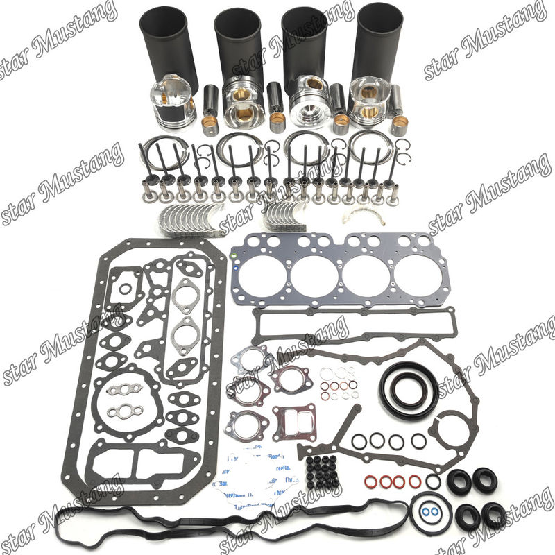 N04CT Dizel Motoru Tamir Kutuları Bileşenler Silindir Liner Piston Kutuları Hino için Gasketi Kutuları