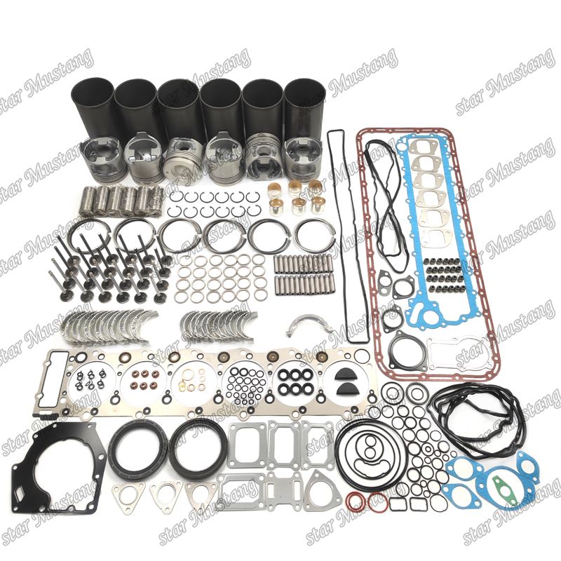 6HK1 EFI Tamir Kütesi Silindir Liner Piston Kütesi Gasketi Kütesi Valf Koltuğu Rehberi Isuzu için Ana Ve Con Rod Taşıma