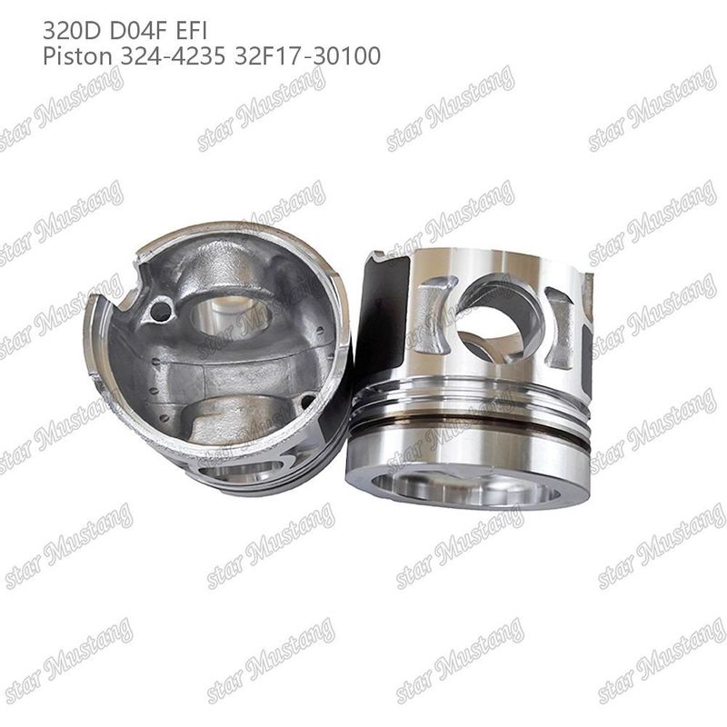 Piston 320D D04F EFI 324-4235 32F17-30100 Caterpillar dizel motor parçaları için