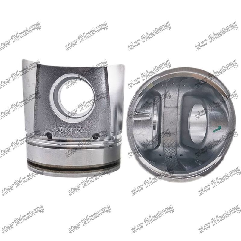 Piston 4BT 4D102 6BT 6BT5.9 6D102 50mm Yanma Odası 6738-31-2110 6738-31-2111 3957795 3807795 Cummins Komatsu için