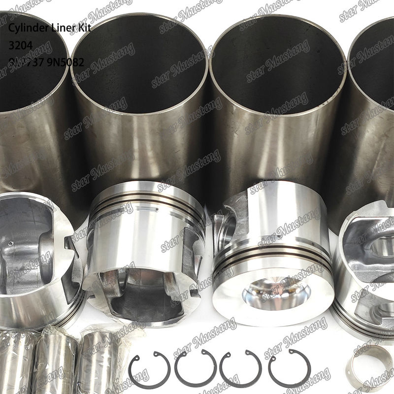 Caterpillar Motor 3204 Silinder Liner Kit için 9L7737 1W1661 9N5082 Mekanik Dizel Motor Tamir Parçası