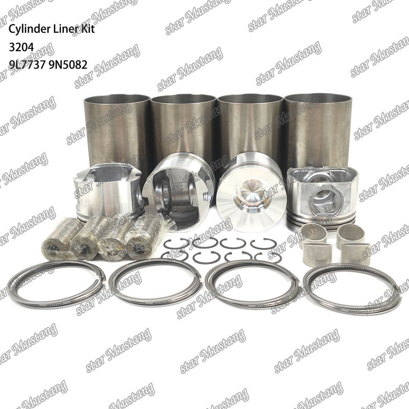 Caterpillar Motor 3204 Silinder Liner Kit için 9L7737 1W1661 9N5082 Mekanik Dizel Motor Tamir Parçası