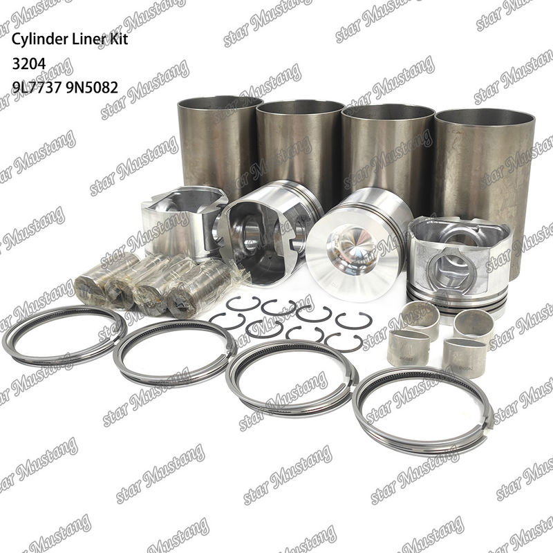 Caterpillar Motor 3204 Silinder Liner Kit için 9L7737 1W1661 9N5082 Mekanik Dizel Motor Tamir Parçası
