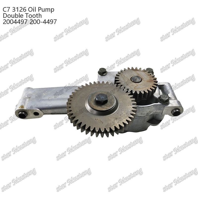 Yağ pompası C7 3126 Çifte dişli 2004497 200-4497 CATERPILLAR Dizel motor tamir parçaları için