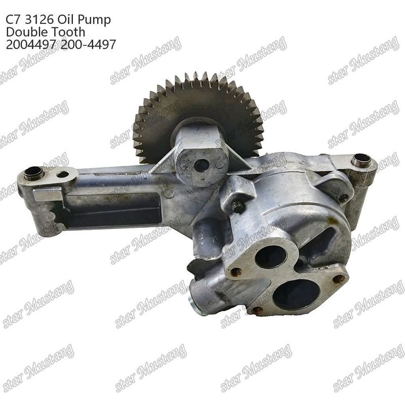 Yağ pompası C7 3126 Çifte dişli 2004497 200-4497 CATERPILLAR Dizel motor tamir parçaları için