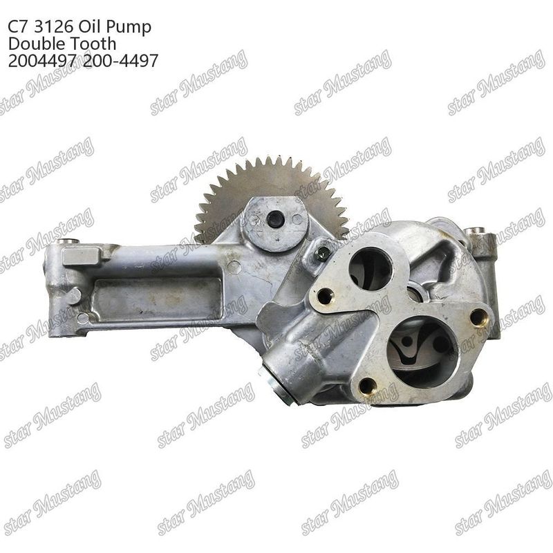 Yağ pompası C7 3126 Çifte dişli 2004497 200-4497 CATERPILLAR Dizel motor tamir parçaları için