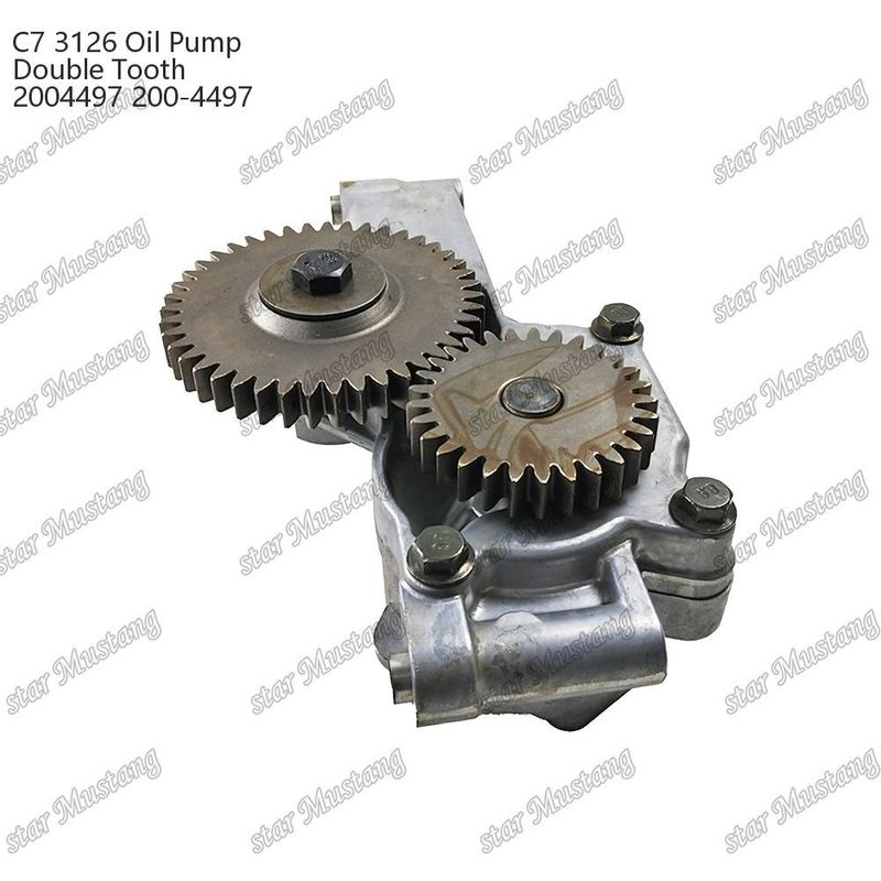 Yağ pompası C7 3126 Çifte dişli 2004497 200-4497 CATERPILLAR Dizel motor tamir parçaları için