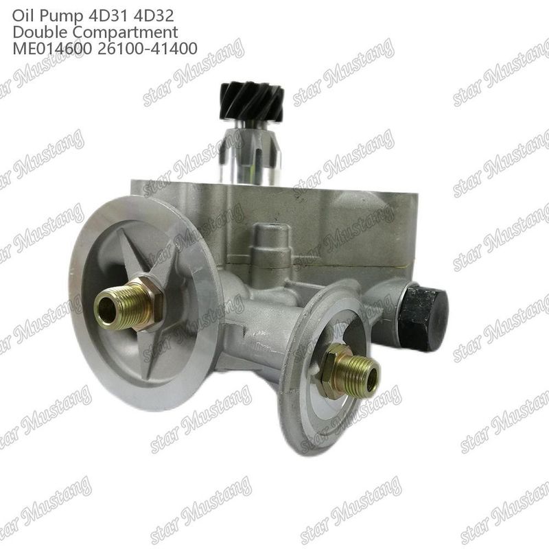 Motor Yağı Pompası 4D31 4D32 Çift Termostat ME014600 26100-41400 Mitsubishi Motor yedek parçaları için