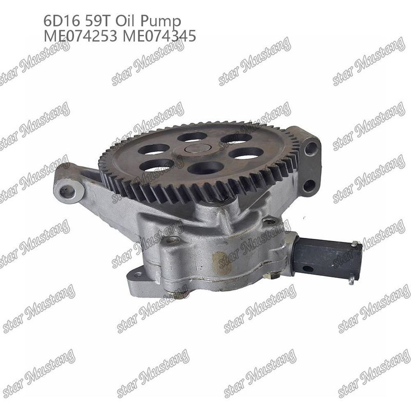 Motor Yağı Pompası 6D16 59 Diş ME074253 ME074345 Mitsubishi Motor yedek parçaları için
