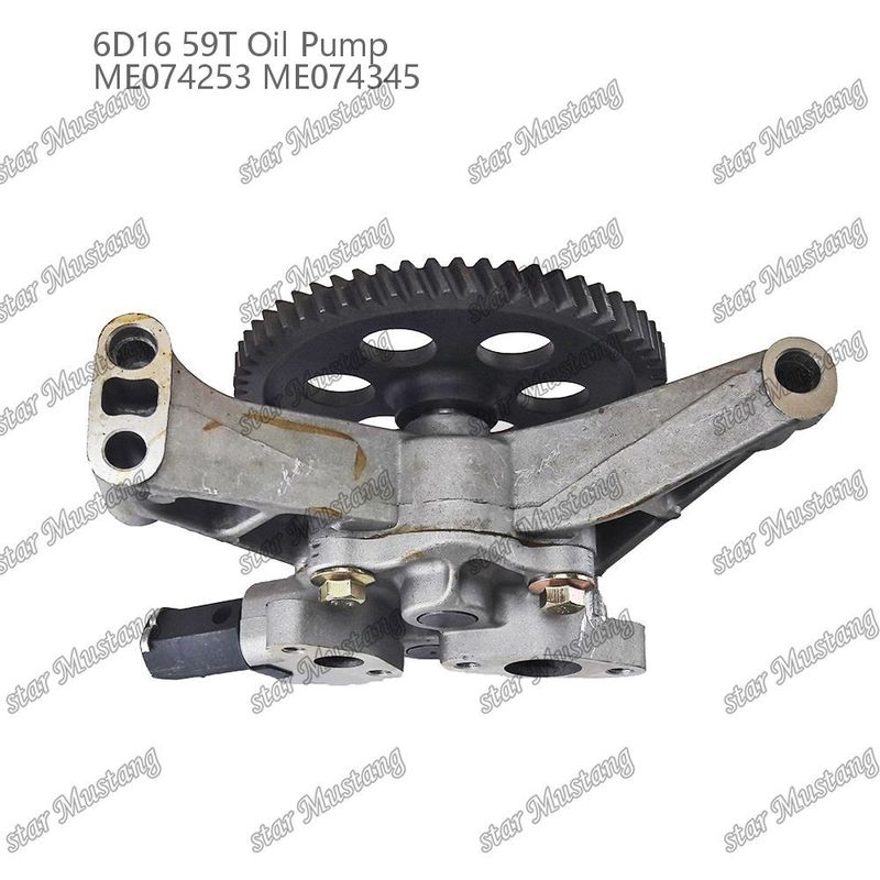Motor Yağı Pompası 6D16 59 Diş ME074253 ME074345 Mitsubishi Motor yedek parçaları için