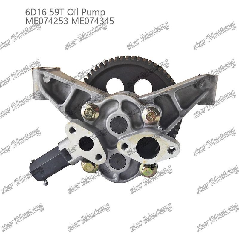 Motor Yağı Pompası 6D16 59 Diş ME074253 ME074345 Mitsubishi Motor yedek parçaları için