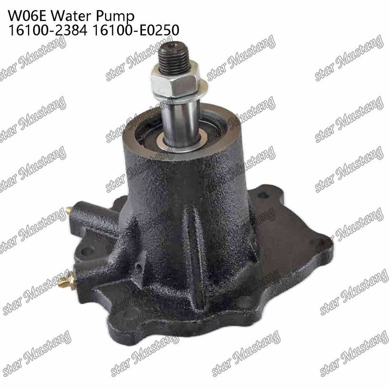 W06E Motor Su Pompası 16100-2384 16100-E0250 HINO Motor yedek parçaları için