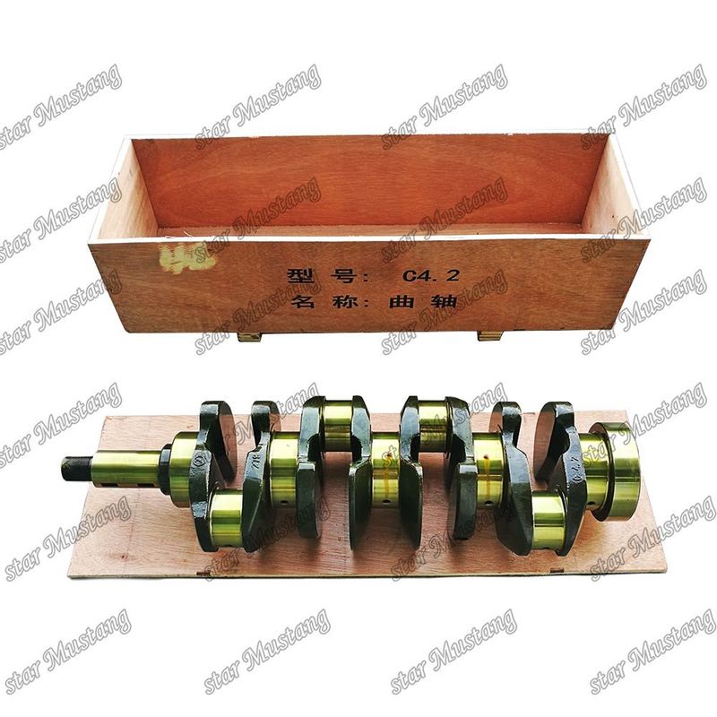 Crank shaft C4.2 2964710 296-4710 Caterpillar dizel motorları için dökme çelik tamir parçaları