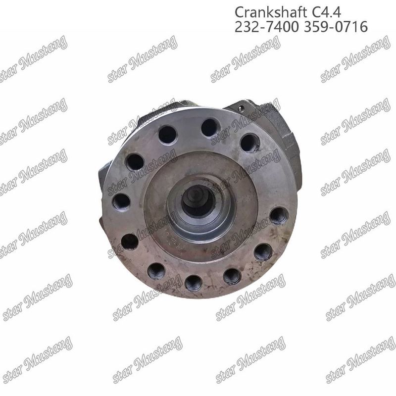 Crank shaft C4.4 Forged Steel EFI 63mm With Spline 232-7400 359-071 Caterpillar Dizel Motoru Tamir Parçası için