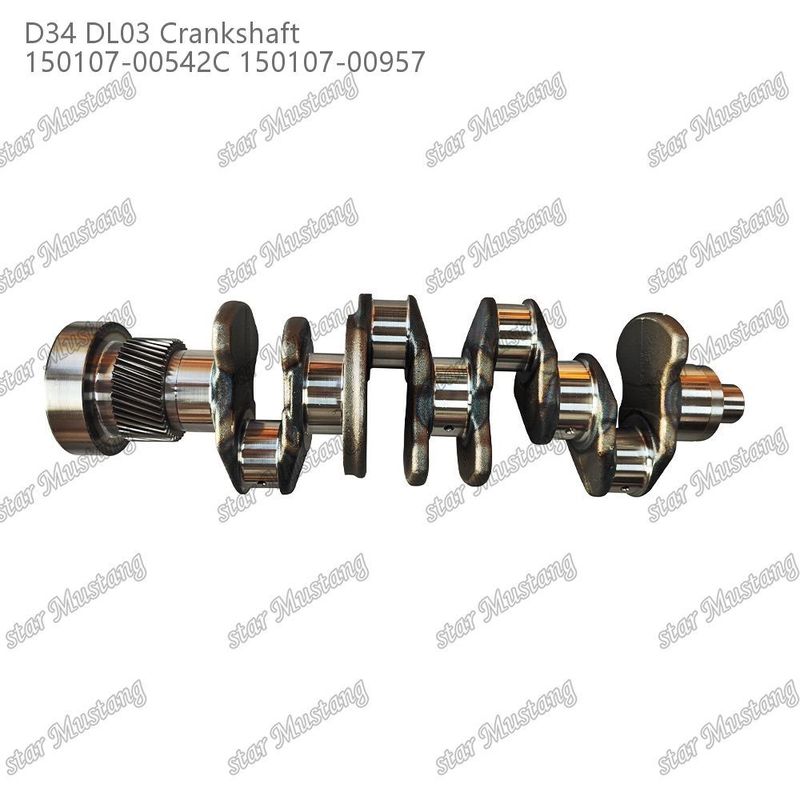 D34 DL03 Motor Krankı 150107-00542C 150107-00957 Doosan DAEWOO Motor yedek parçaları için
