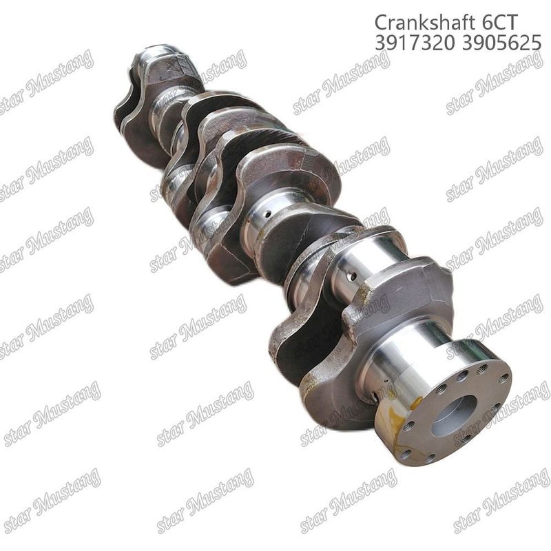 Crank shaft 6CT 3917320 3905625 Cummins Dizel Motorları Tamir Parçaları için Döşemeli Çelik