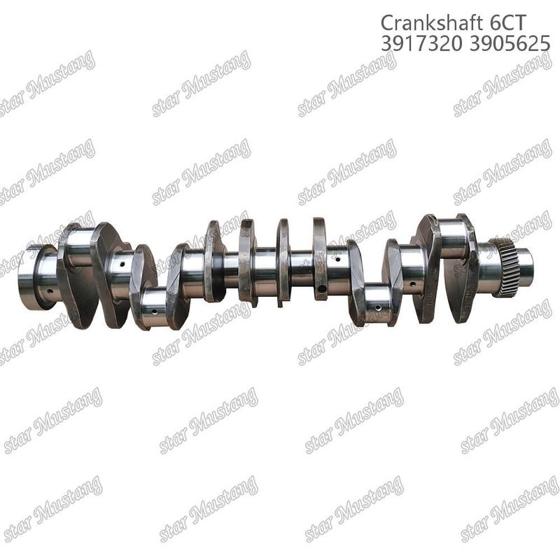 Crank shaft 6CT 3917320 3905625 Cummins Dizel Motorları Tamir Parçaları için Döşemeli Çelik