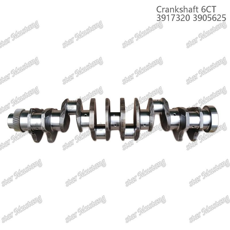 Crank shaft 6CT 3917320 3905625 Cummins Dizel Motorları Tamir Parçaları için Döşemeli Çelik