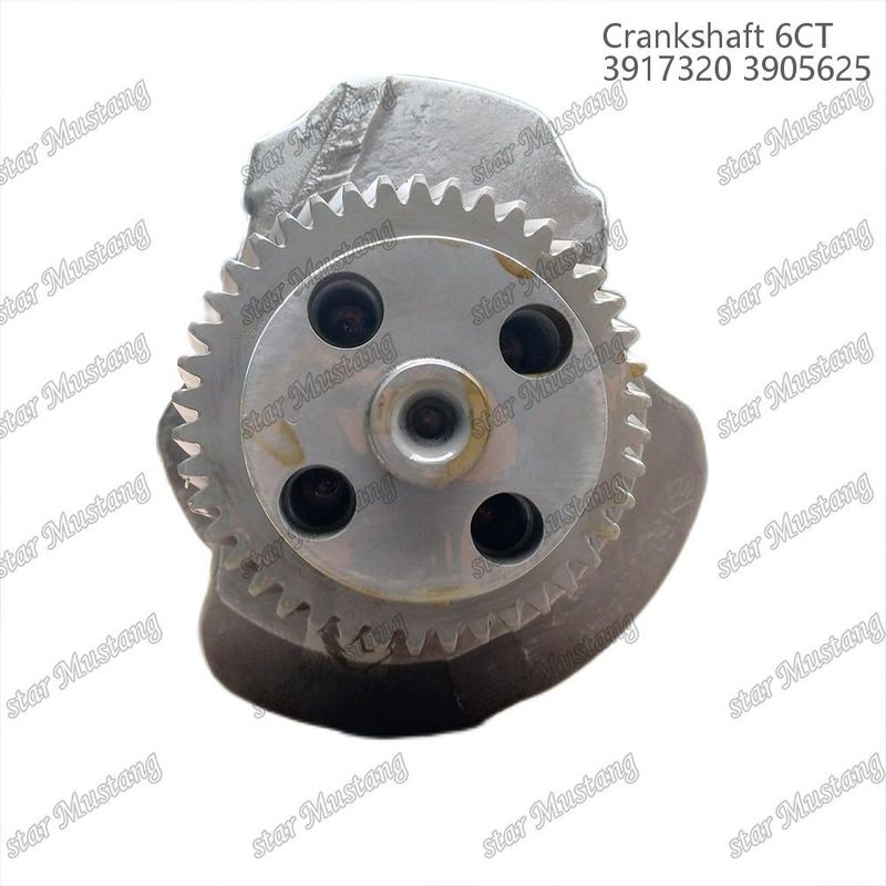 Crank shaft 6CT 3917320 3905625 Cummins Dizel Motorları Tamir Parçaları için Döşemeli Çelik