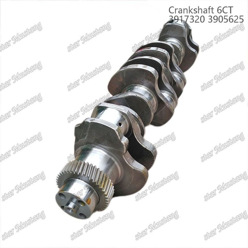 Crank shaft 6CT 3917320 3905625 Cummins Dizel Motorları Tamir Parçaları için Döşemeli Çelik