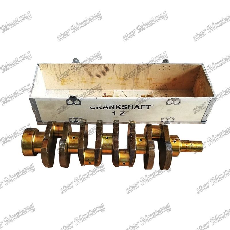 1Z Motor Kranşaftı TOYOTA Motor yedek parçaları için dökme çelik 13411-78300-71