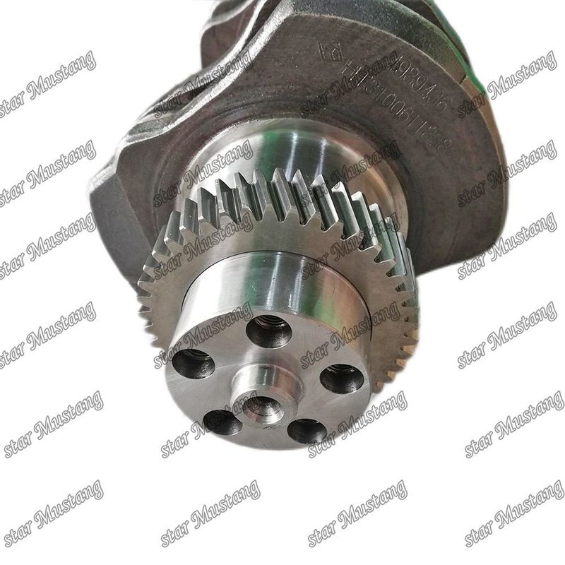 Crank shaft 6L Cummins dizel motor tamir parçaları için elektrikli enjeksiyon dövme çelik 4989436