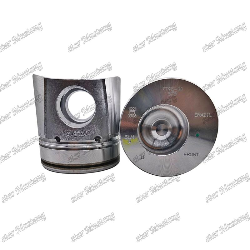 Piston 4BT 4D102 6BT 6BT5.9 6D102 50mm Yanma Odası 3957795 3807795 Cummins Dizel Motoru Tamir Parçaları İçin