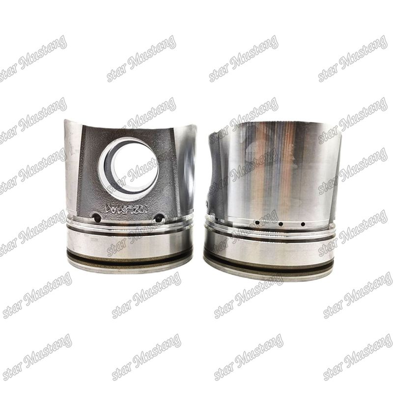 Piston 4BT 4D102 6BT 6BT5.9 6D102 50mm Yanma Odası 3957795 3807795 Cummins Dizel Motoru Tamir Parçaları İçin