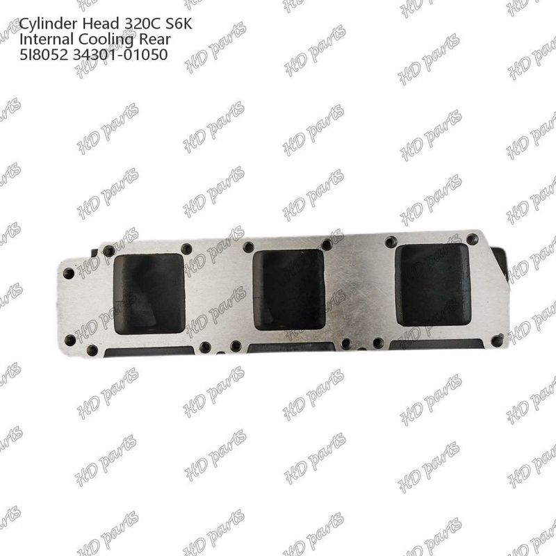 Silindir başlığı 320C S6K İç soğutma Arka 5I8052 34301-01050 Mitsubishi motor yedek parçaları için