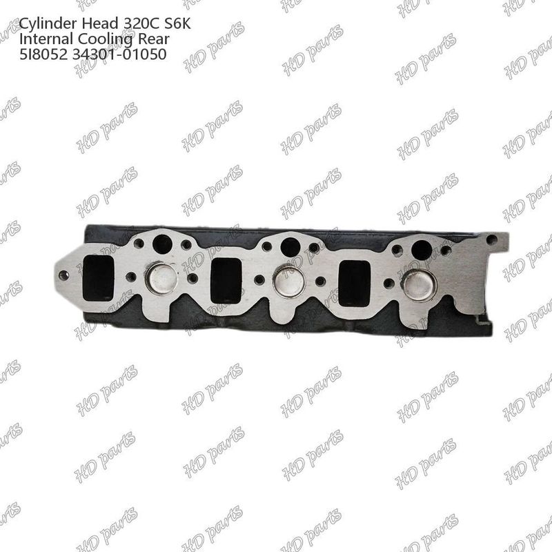 Silindir başlığı 320C S6K İç soğutma Arka 5I8052 34301-01050 Mitsubishi motor yedek parçaları için