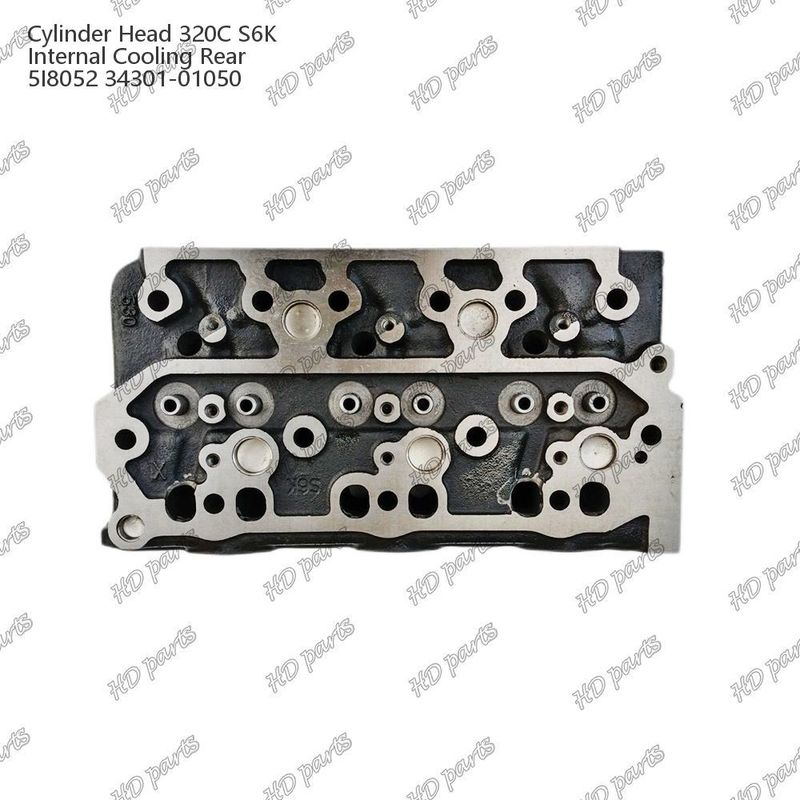 Silindir başlığı 320C S6K İç soğutma Arka 5I8052 34301-01050 Mitsubishi motor yedek parçaları için