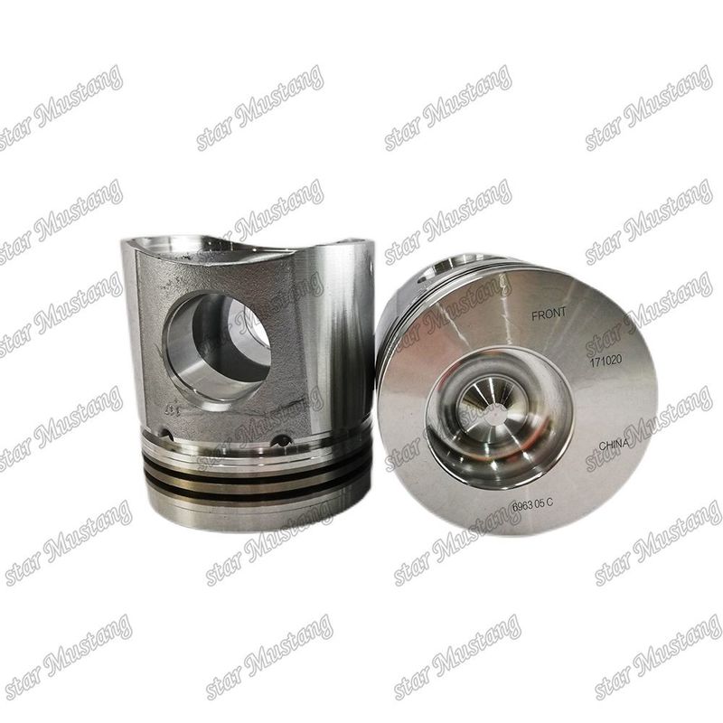 Cummins Dizel Motoru Tamir Parçaları için Piston 6CT 6D114 3926963 58mm Yanma Odası