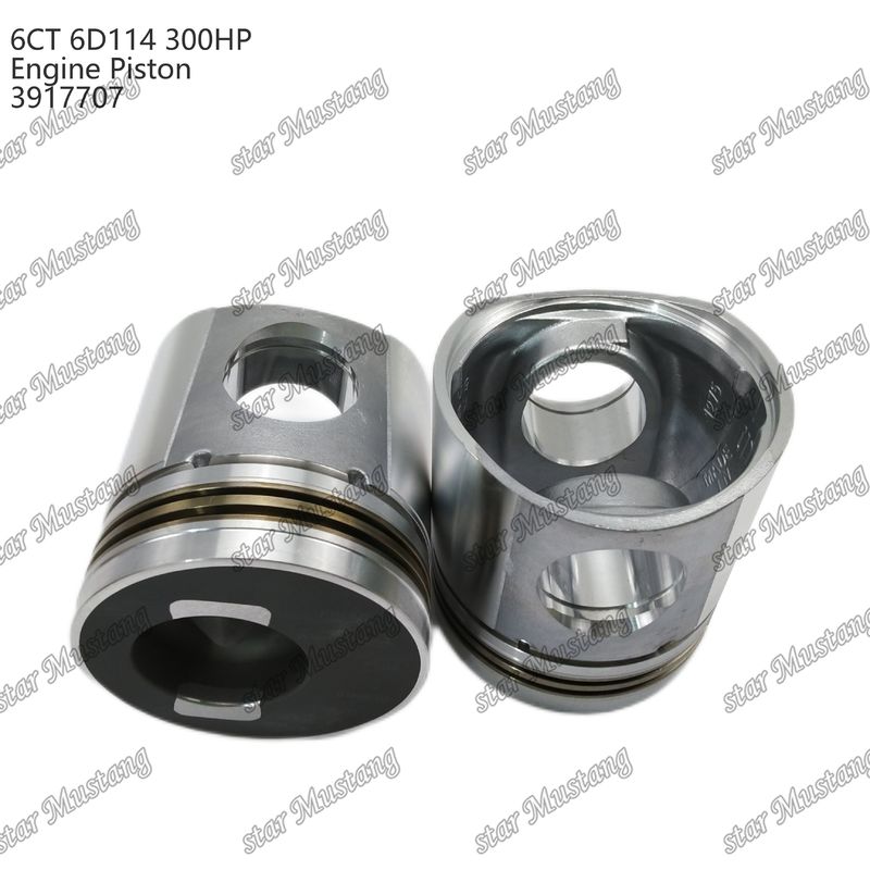 Cummins Dizel Motoru Tamir Parçaları için Piston 6CT 6D114 300HP 3917707 55mm Yanma Odası