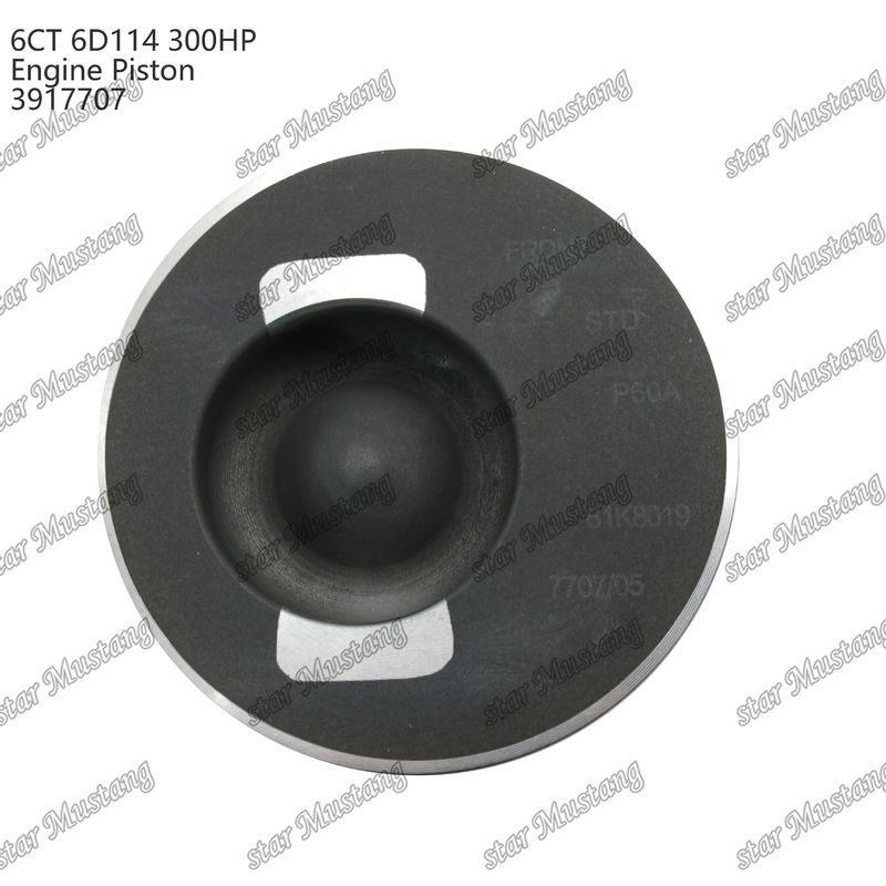 Cummins Dizel Motoru Tamir Parçaları için Piston 6CT 6D114 300HP 3917707 55mm Yanma Odası