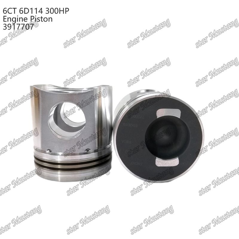 Cummins Dizel Motoru Tamir Parçaları için Piston 6CT 6D114 300HP 3917707 55mm Yanma Odası